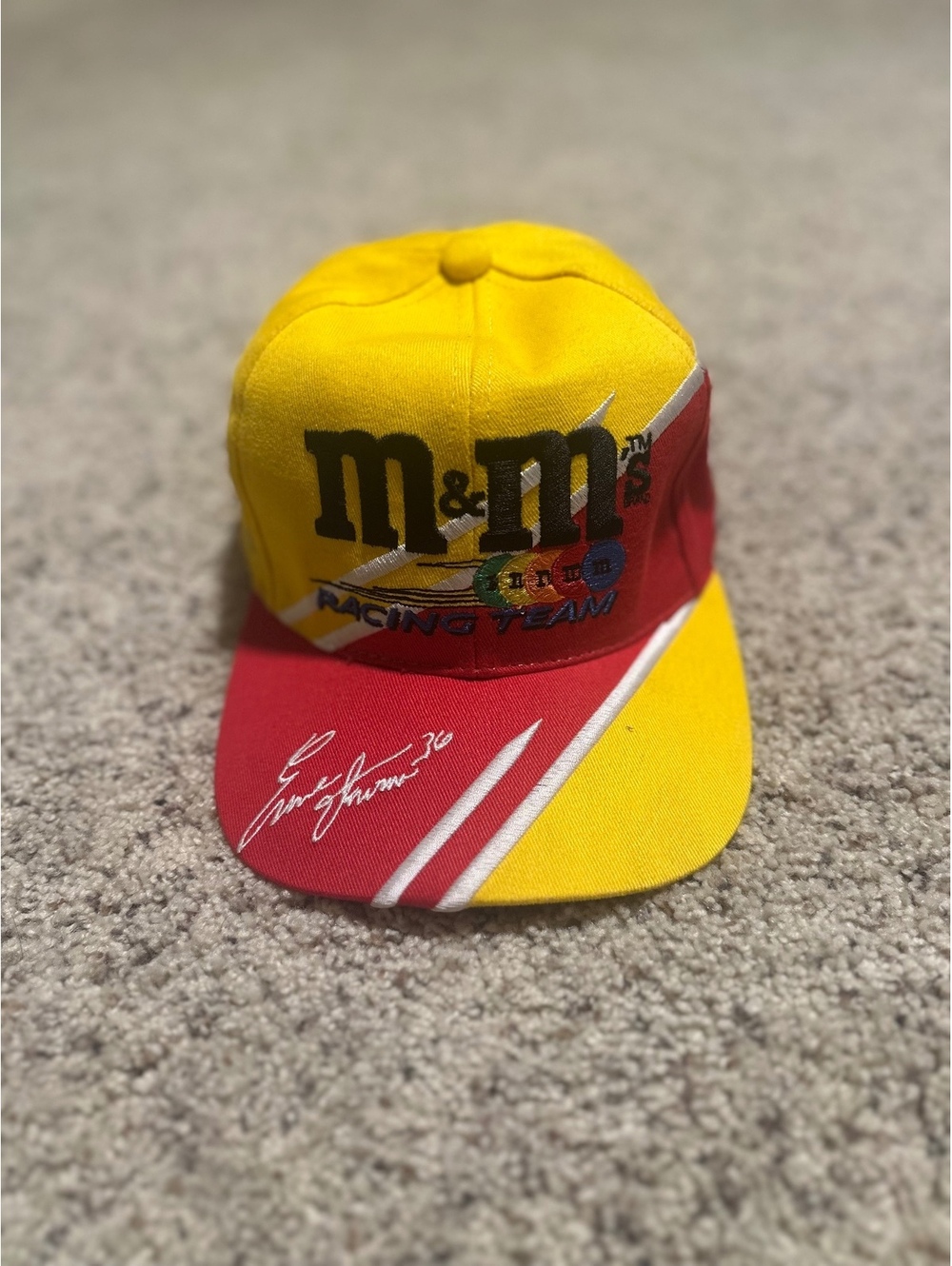 Vintage New M&M's Racing Team Adjustable Baseball Cap Hat